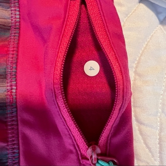 Lululemon Speed Shorts Senorita Pink Plaid - Picture 4 of 4